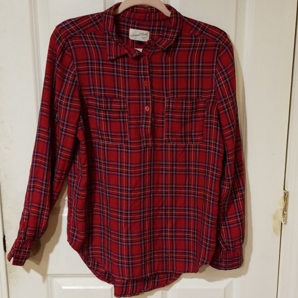 Universal Thread Tops - Universal Thread Long Sleeve Button Down Top